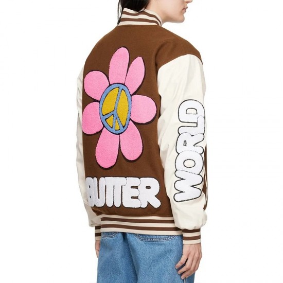 World Peace Brown Varsity Jacket