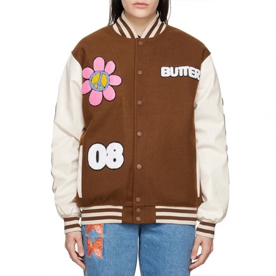 World Peace Brown Varsity Jacket