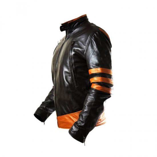 X-Men Wolverine Black Leather Jacket