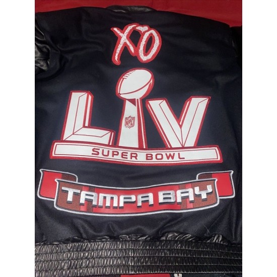 XO The Weeknd Super Bowl LV Varsity Jacket