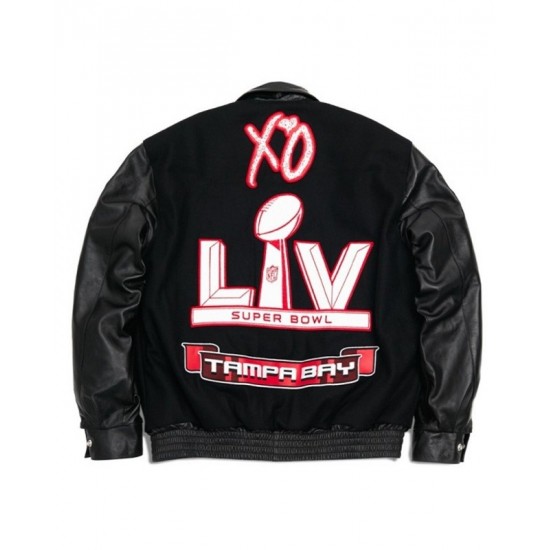 XO The Weeknd Super Bowl LV Varsity Jacket