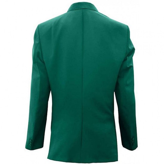 Mens Master Golf Tournament Green Blazer Coat Jacket